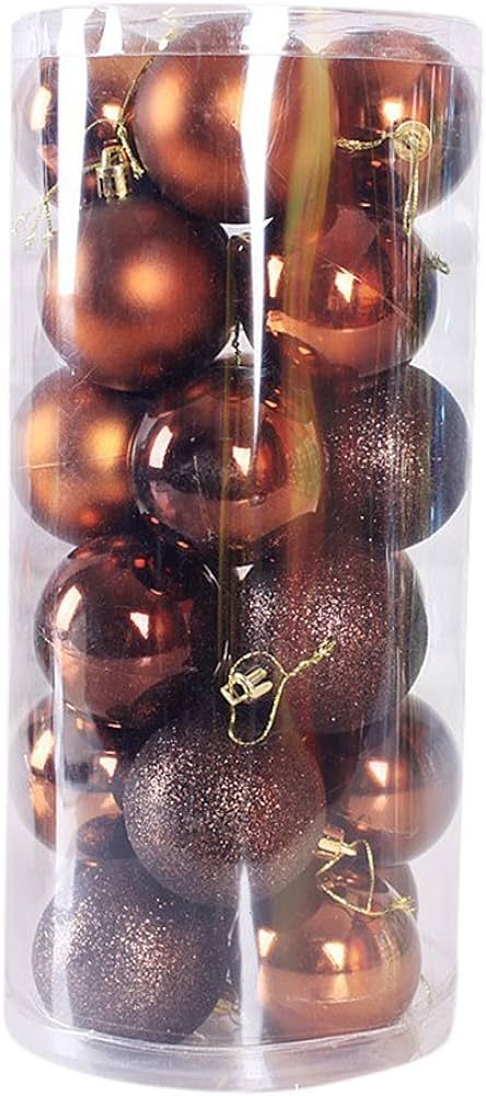 Drasawee Christmas Balls Ornaments Shatterproof Pendants for Xmas Party Decorations Bronze | Amazon (CA)