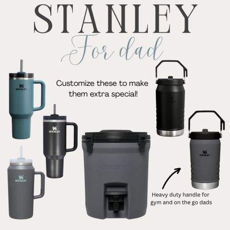 Father’s Day gifts he’ll love! 

Stanley for men 
Stanley for dad
Dog dad gifts
Personalized Father’s Day gifts
Gym dads gift ideas
Dad on the go gift ideas 
Active dad gifts 
Stanley cooler
Stanley with handles 

#LTKMens #LTKFamily #LTKHome