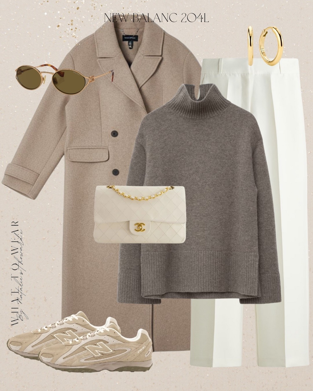 Neutral outfit idea styling white trouser s a gorgeous neutral smart coat and new balance 204l

#LTKautumn #LTKstyletip #LTKuk