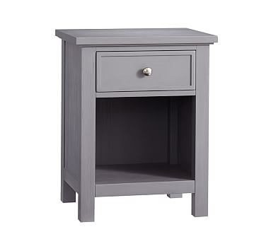 Elliott Nightstand, Charcoal, Standard UPS Delivery | Pottery Barn Kids