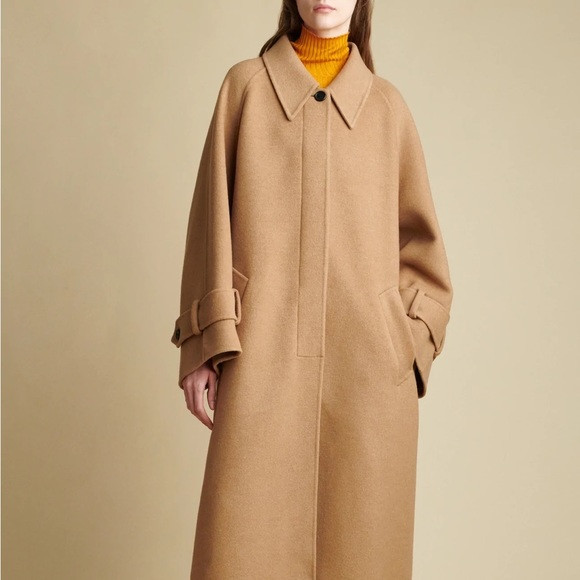Khaite Phelton Wool Coat Camel - M/L | Poshmark