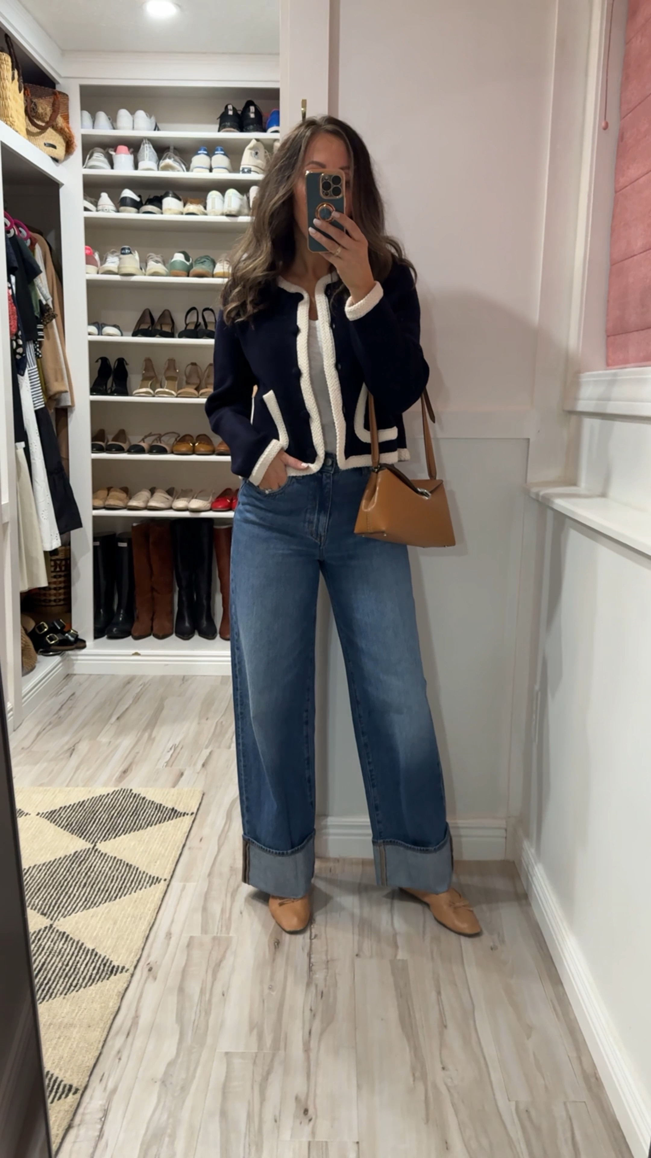 The chicest jacket is finally back in stock. Sezane can do no wrong!  On the pricier side but it’s timeless, great quality and made from cotton and wool (not itchy at all). Wearing xs - fit is relaxed. If in between sizes, size down.  
All bottoms tts for me. 
Shoes also true to size for me.  



#LTKCyberWeek #LTKStyleTip #LTKHoliday