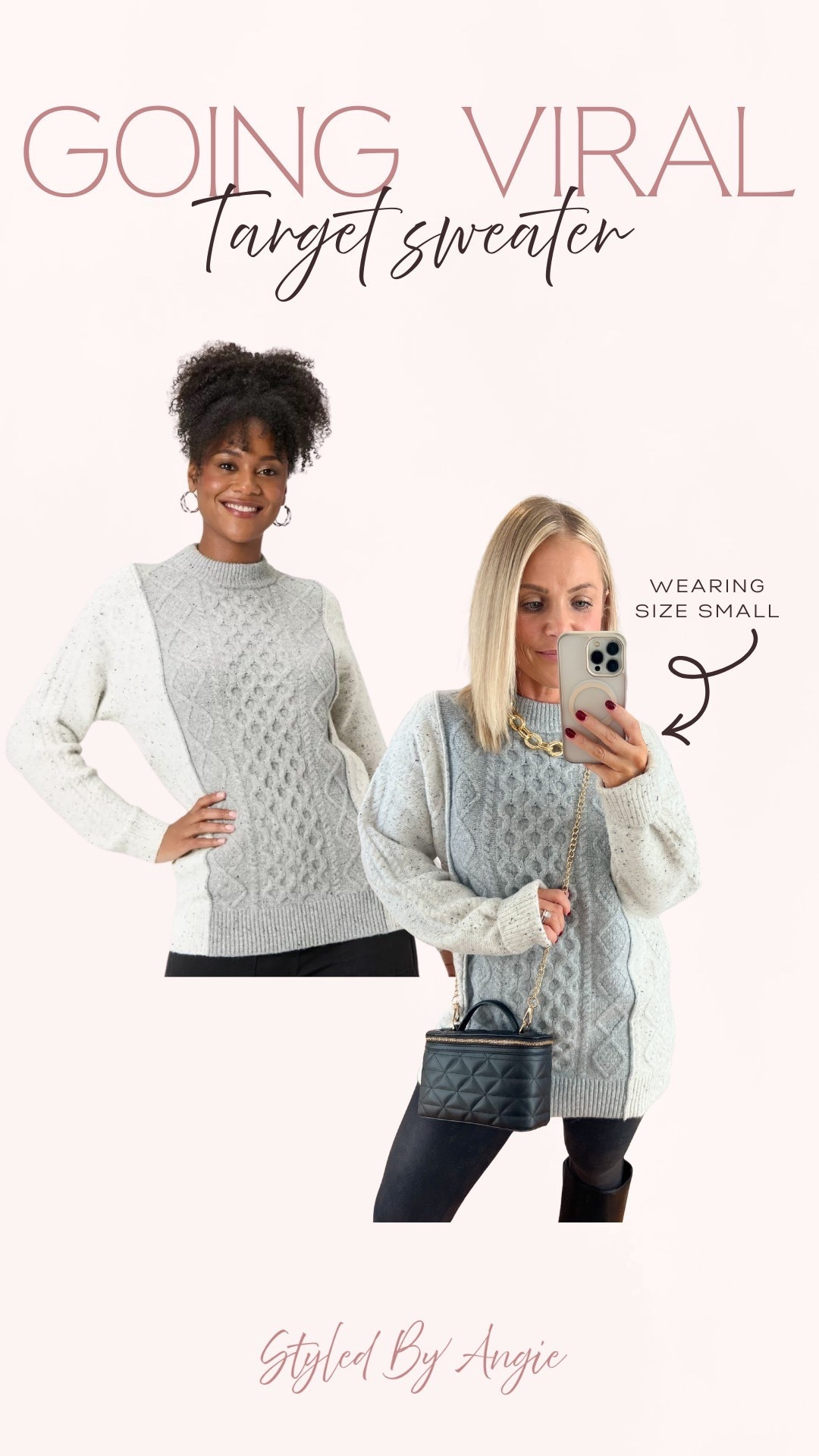 This Target 🎯 sweater is so good. It’s super soft, I love the length and the two tone coloring is perfect for the holidays. It’s going viral and I know it will sell out fast. This is not a sweater you want to miss out on, it looks and feels $$$, but is so affordable. 
Target winter finds, petite sweaters

#LTKSeasonal #LTKFindsUnder50 #LTKPetite