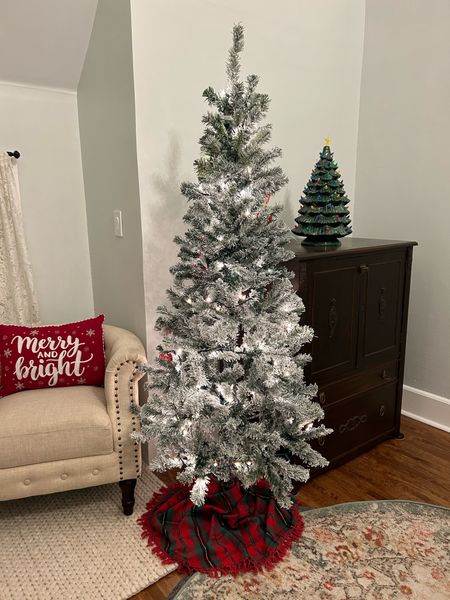 $35 flocked 6 foot Christmas Tree!!! It’s a must-have this holiday season!

#LTKSeasonal #LTKHoliday #LTKhome