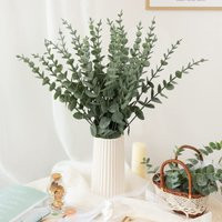 24Pcs Artificial Eucalyptus Leaves Faux Stems Branches For Flower Floral Arrangement Wedding Bouquet | Etsy (US)