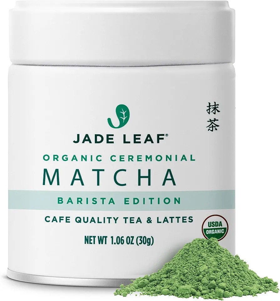 Jade Leaf Matcha Organic Premium Ceremonial Grade Matcha Green Tea Powder - Japanese - Culinary, ... | Amazon (US)