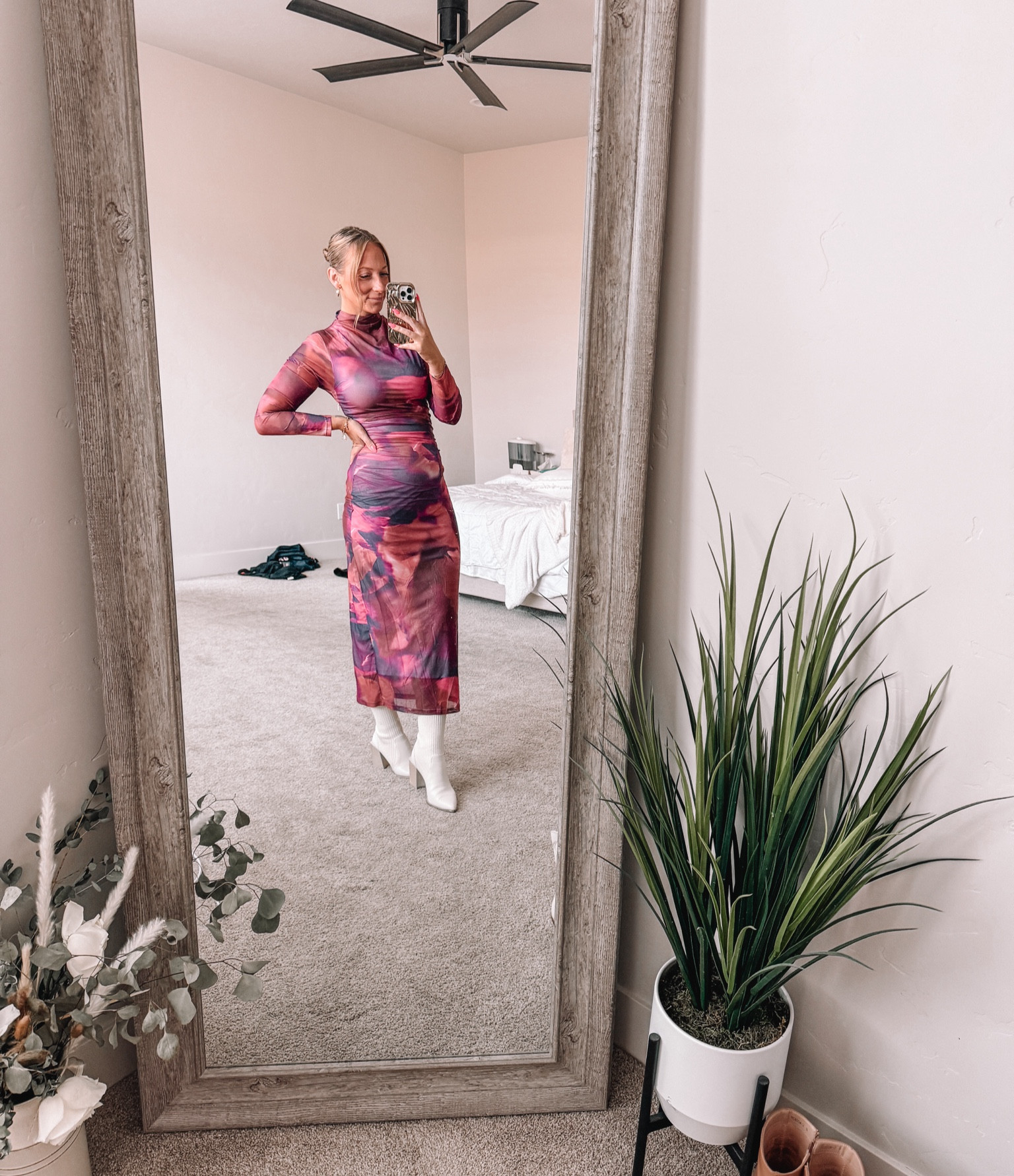 Channeling my inner geisha with this fit 🤍 this dress is the perfect business professional fit 

#LTKStyleTip #LTKBump #LTKSeasonal