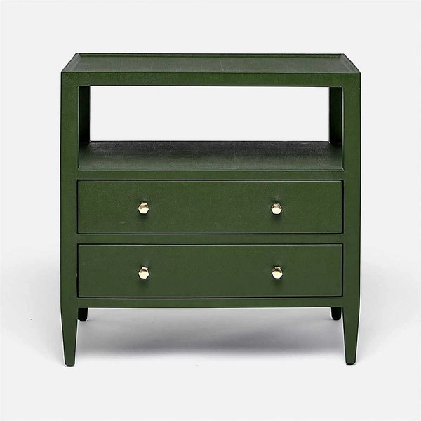 Jarin Moss Double Nightstand | Annie Selke