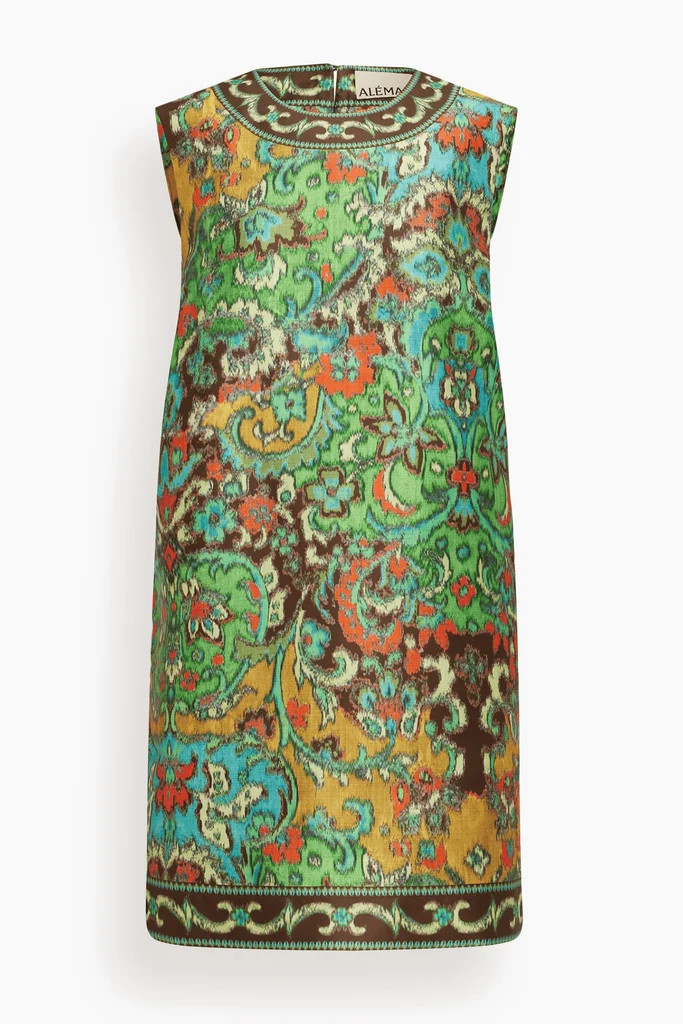 Charlotte Mini Dress in Multi | Hampden Clothing