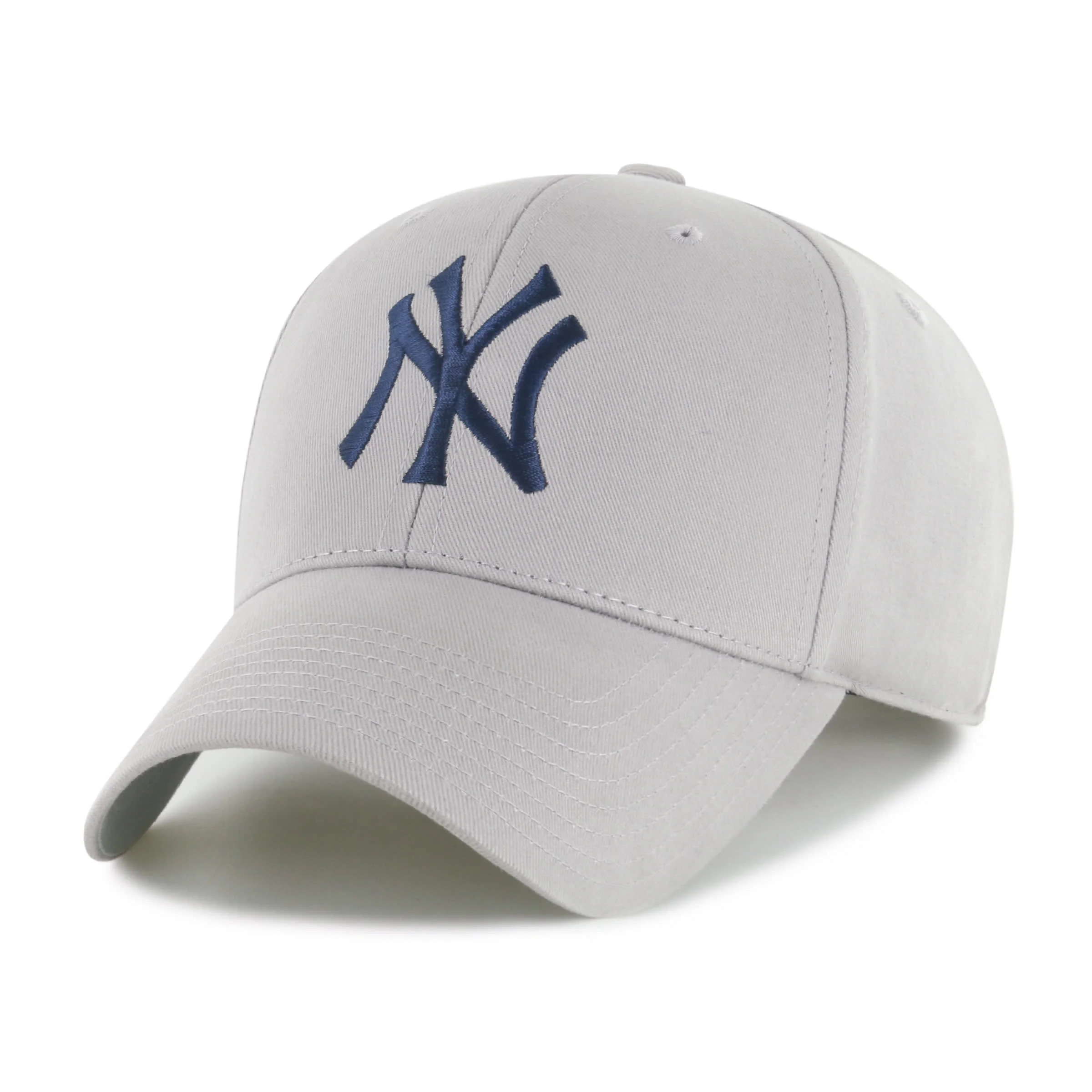NEW YORK YANKEES Grey Color Structured Unisex Cotton Basic Hat | Walmart (US)
