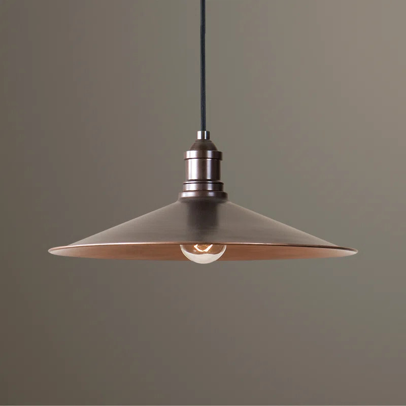 Ryland 1 - Light Antique Copper Single Pendant | Wayfair North America