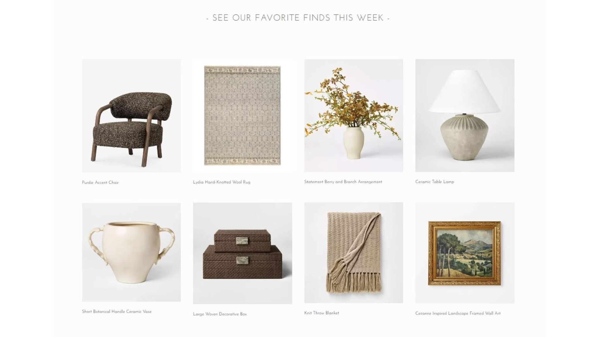 This weeks favorite finds!

#LTKSeasonal #LTKHome