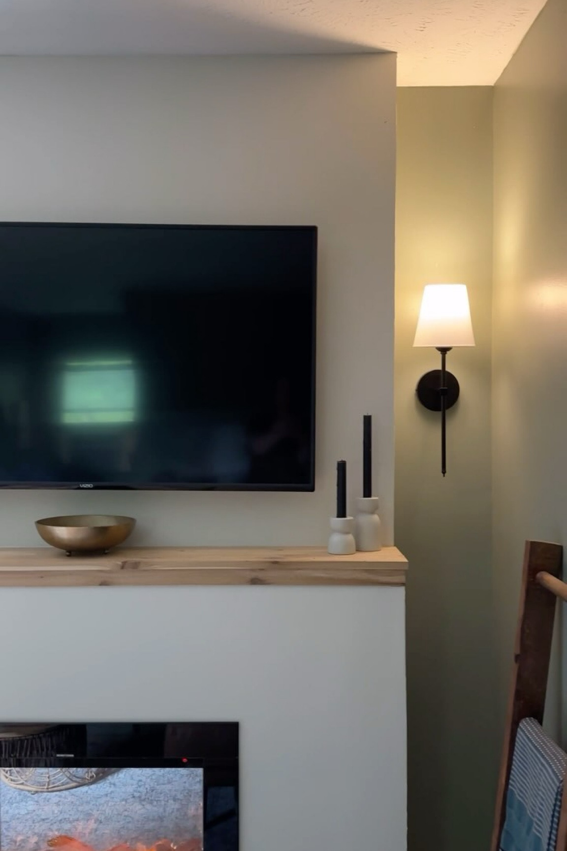 One of my favorite quick and easy updates lately—adding these wall sconces next to the fireplace! It took just minutes to install, but the difference is huge! And you don’t need to hardwire anything - rechargeable light bulbs let you add a warm, cozy glow anywhere in your home! 



#DIYhome #cozyliving #lightingideas #fireplacemakeover #magiclighttrick

#LTKStyleTip #LTKHome #LTKSeasonal