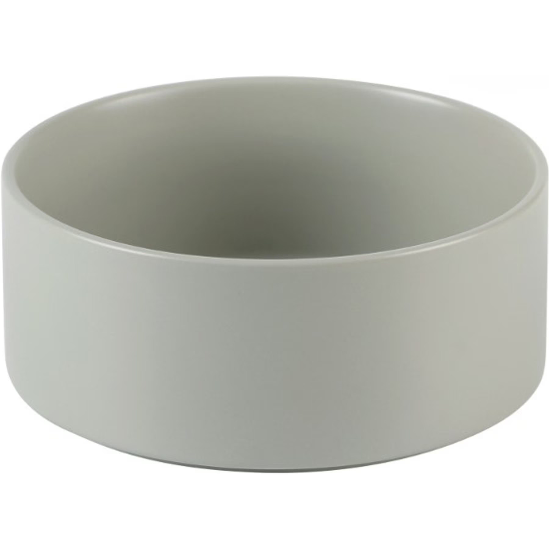 Havniva Ceramic Non-slip Dog Bowl, Grey, 7.3-in | Chewy