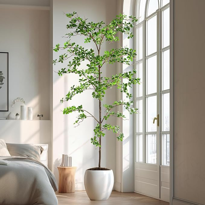 8FT Artificial Black Olive Tree Artificial Olive Plants, Tall Faux Olive Tree Faux Silk Plant Fak... | Amazon (US)