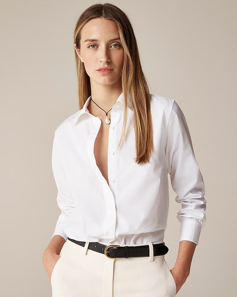 Jules classic-fit shirt in cotton poplin | J. Crew US
