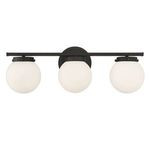 Jenni 3 Light Matte Black Bath Bar | Scout & Nimble