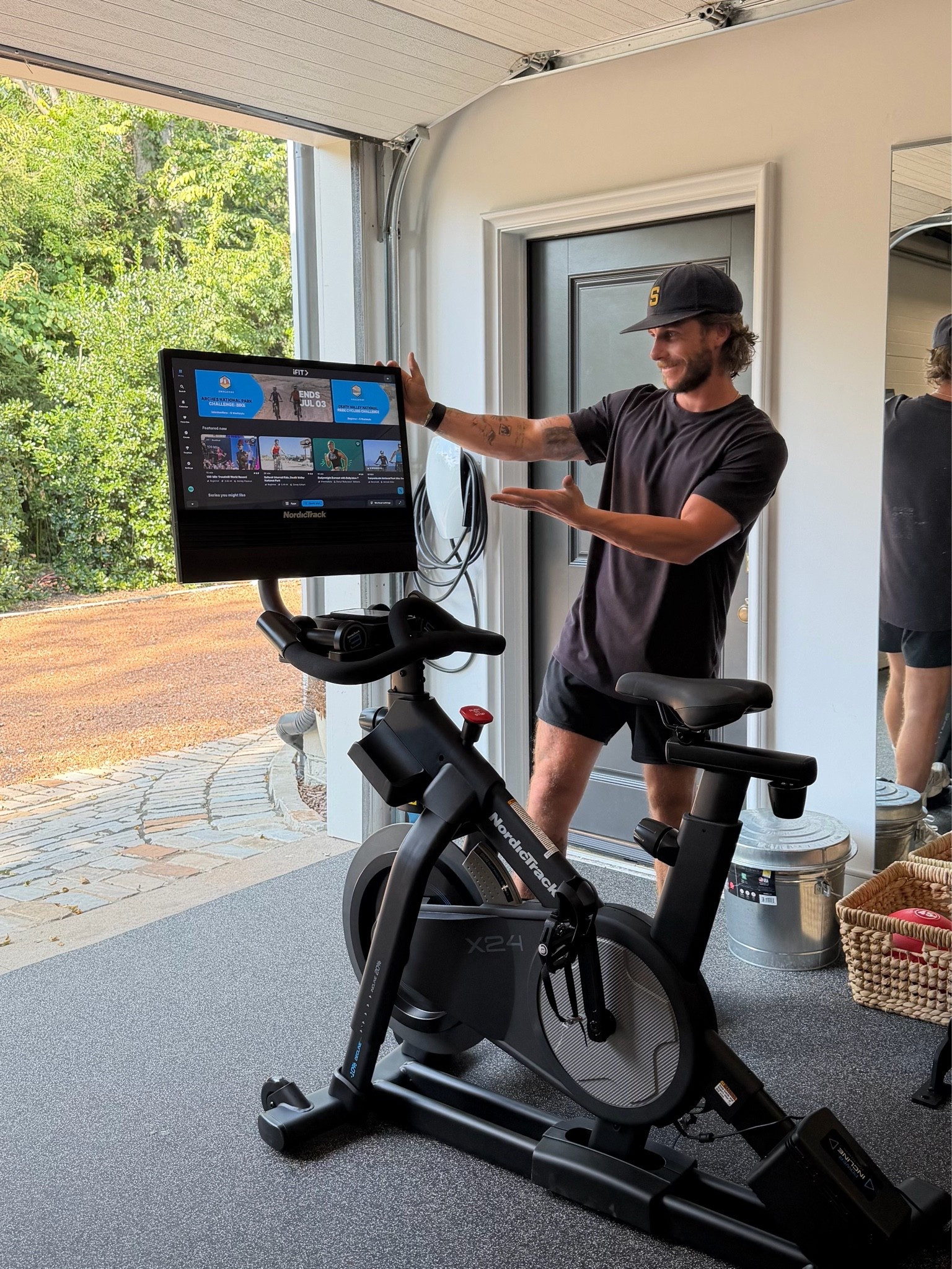Our home gym’s finishing touches with the @nordictrack X24 Bike. The iFIT Pro Membership oﬀers best in class content experiences with over 10,000 classes and access to your favorite streaming services. THIS BIKE IS LEGIT!! #NordicTrack #ad #sponsored iFit Membership sold
separately.

#LTKMens #LTKActive #LTKfitnessgoals