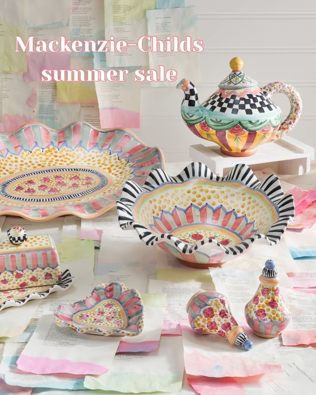 Mackenzie-Childs summer sale ☀️