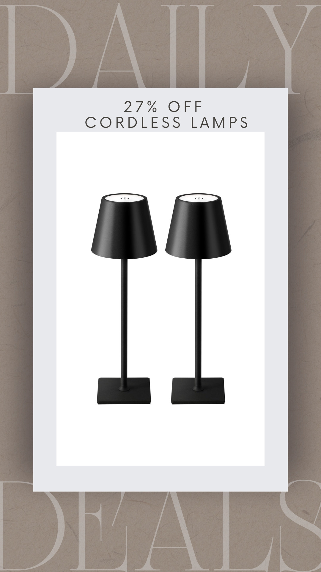Love the look of these cordless lamps! Perfect night light for the kitchen, dining table, bathroom, and console table. 

amazon finds, amazon deals, daily deals, modern decor, modern organic, crate and barrel, arhaus, restoration hardware 

 #LTKHome #LTKSaleAlert