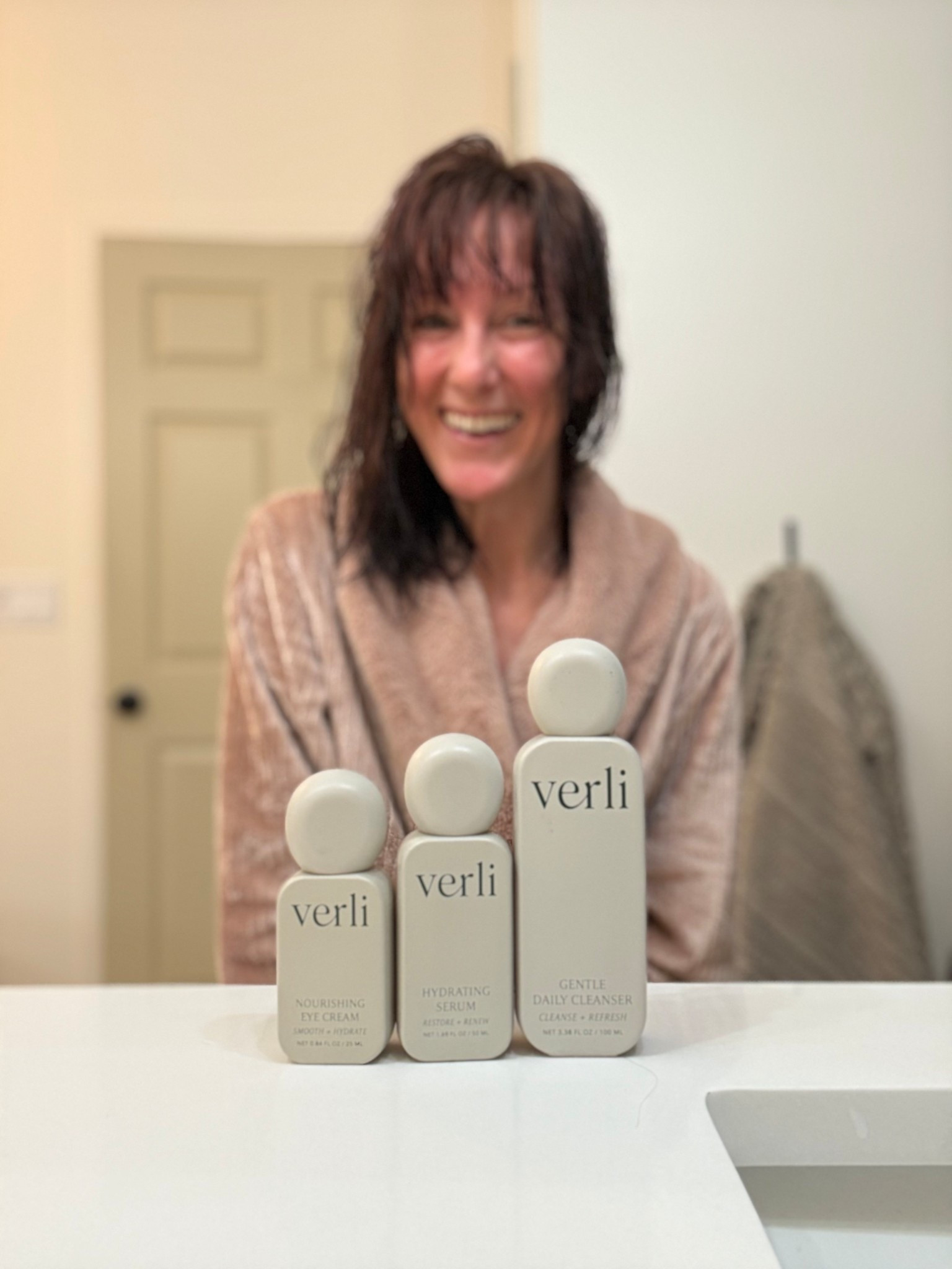 That daily skin routine that actually makes a difference !!! My pores have never been smaller, my breakouts are fewer and more minimal and my face feels healthier and softer. I truly LOVE Verli!!! 🤌🏽🤍

#LTKBeauty #LTKmomlife