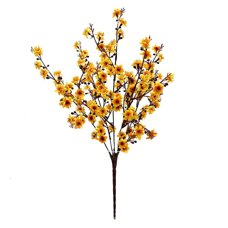 Yellow Gypsophila Filler Bush, 17" | At Home