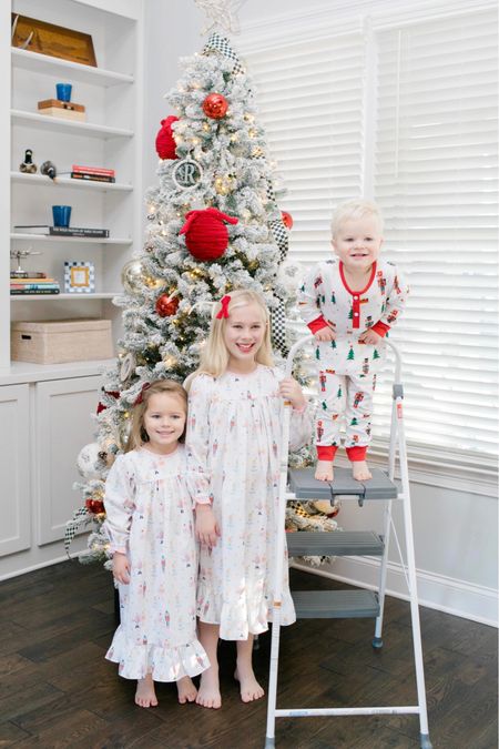 Kid Pajamas // Christmas // King of Christmas Tree // Flocked Tree // 

#LTKkids #LTKHoliday #LTKSeasonal