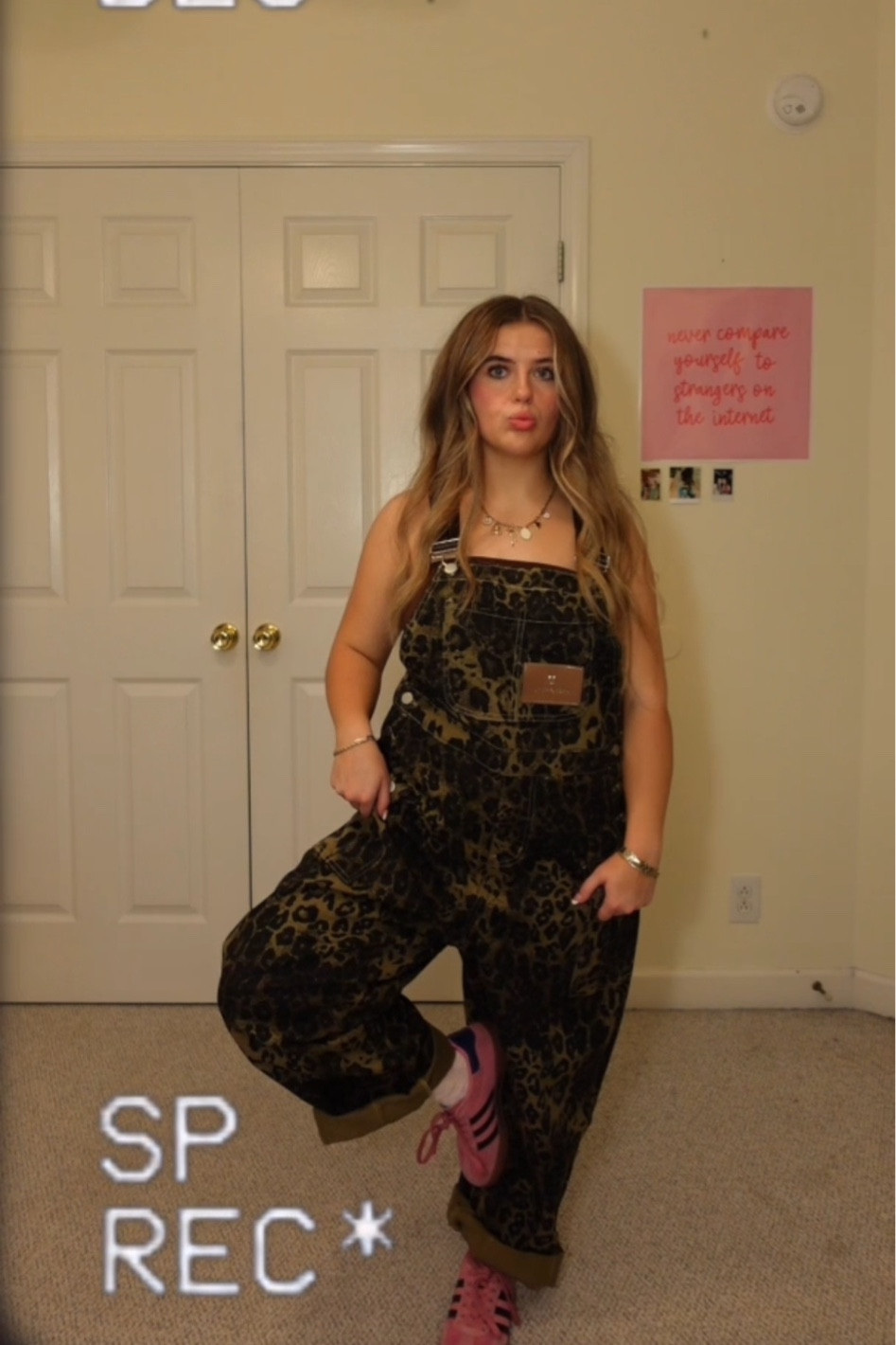 my cheetah overalls 