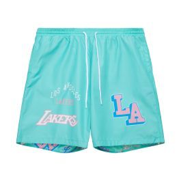 Stateside Pastel Reversible Shorts Los Angeles Lakers | Mitchell & Ness