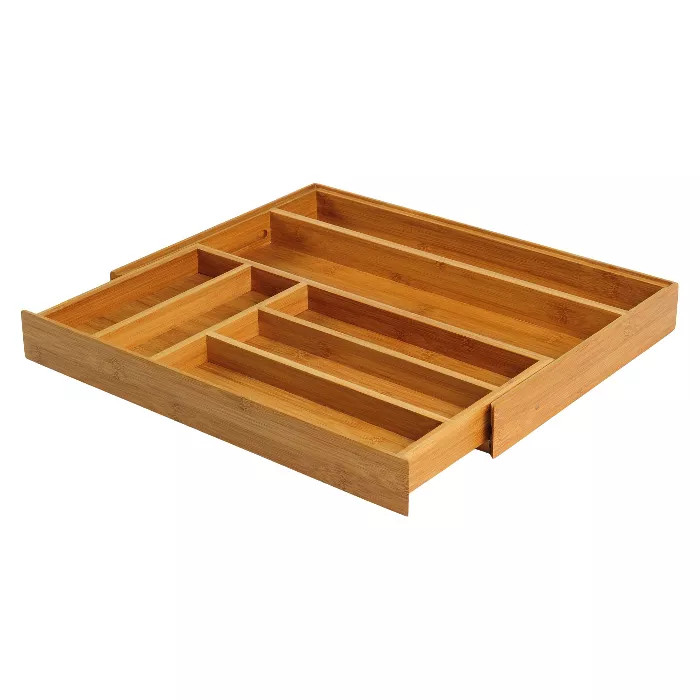 Bamboo Expandable Flatware Drawer Organizer - Threshold™ | Target