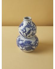 10in Ceramic Floral Print Vase | HomeGoods
