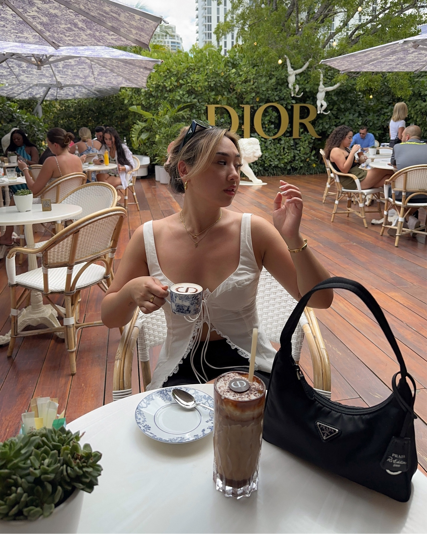 lacy summer brunch outfit! 
