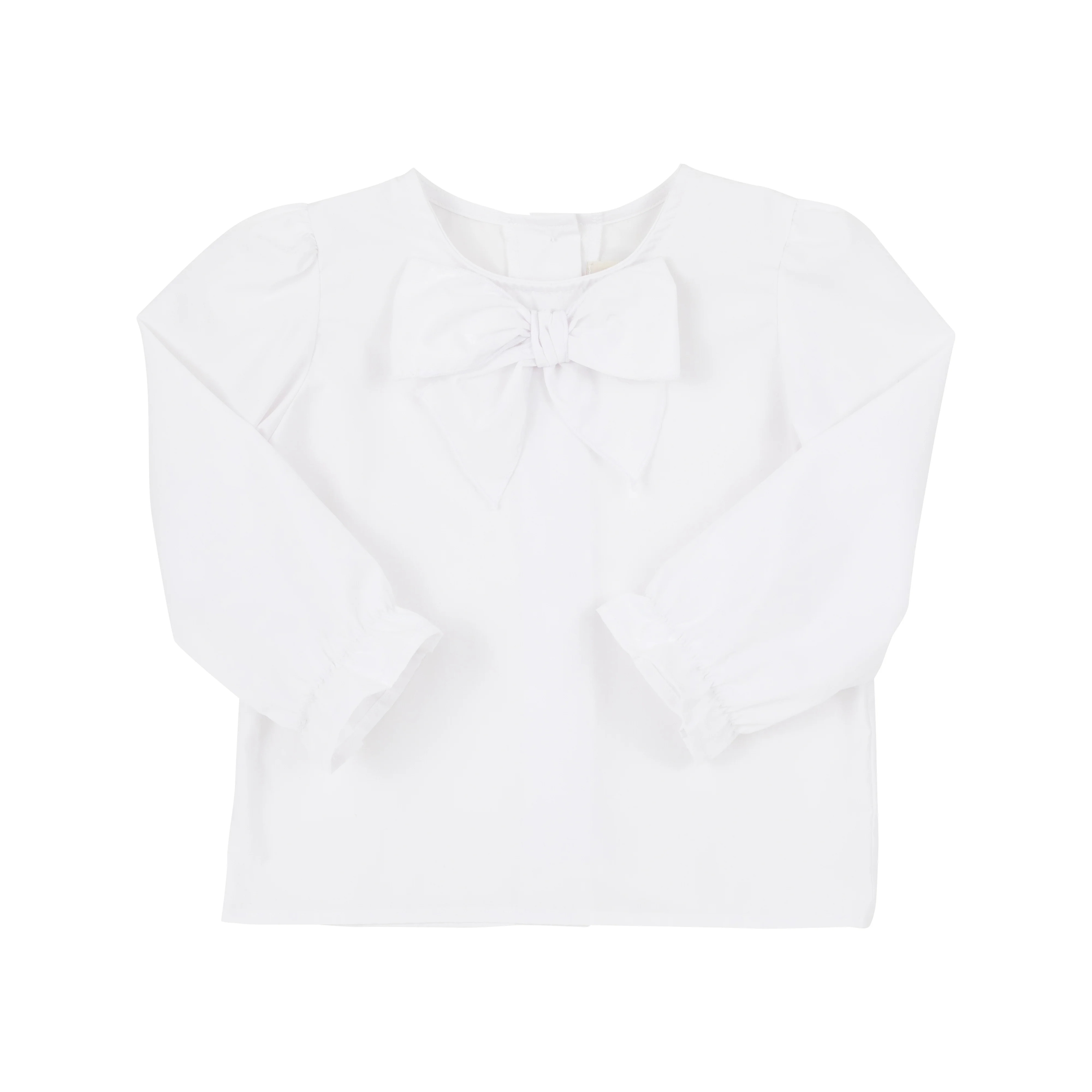 Beatrice Bow Blouse & Onesie - Worth Avenue White | The Beaufort Bonnet Company