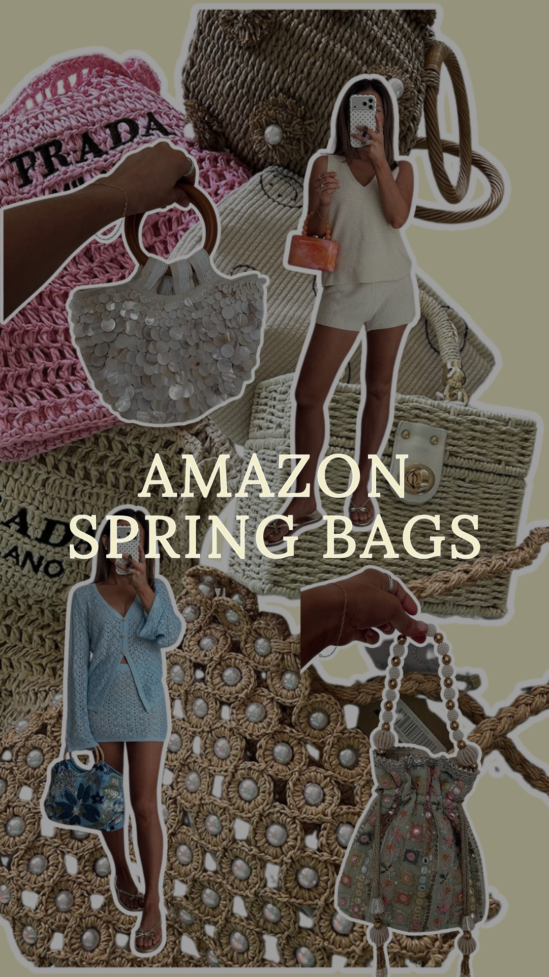 These Amazon bags are my go-to for the season! Theyre super cute, easy to dress up or down, and perfect for spring break!  

 #LTKSeasonal #LTKTravel