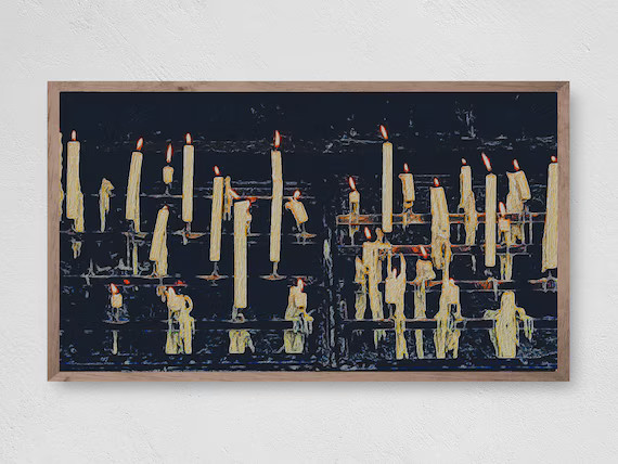 Samsung Frame TV Art Halloween,  Frame TV Art,  Frame TV Art Spooky Candles,  Samsung Frame Hallo... | Etsy (US)