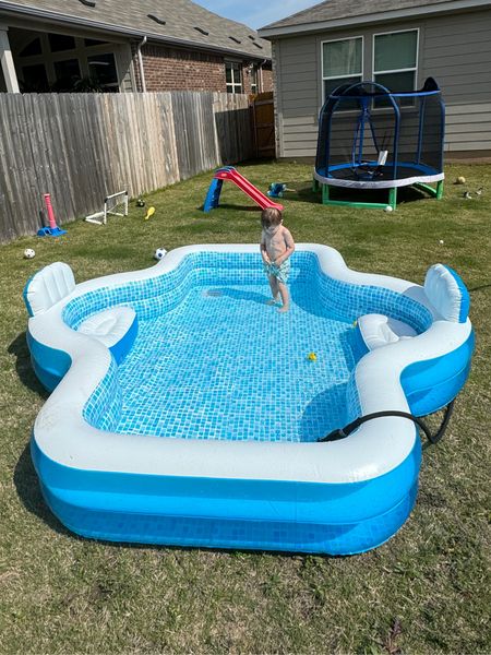 The best toddler + adult friendly inflatable pool!

#LTKkids #LTKfindsunder100 #LTKSeasonal