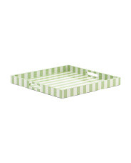19.5in Soho Striped Tray | Marshalls