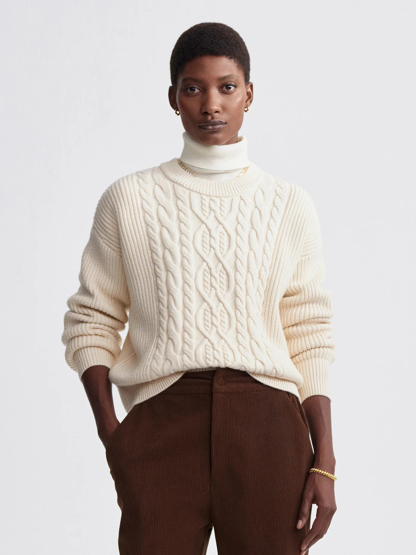 Mondain Cable Knit | VARLEY UK | Varley UK