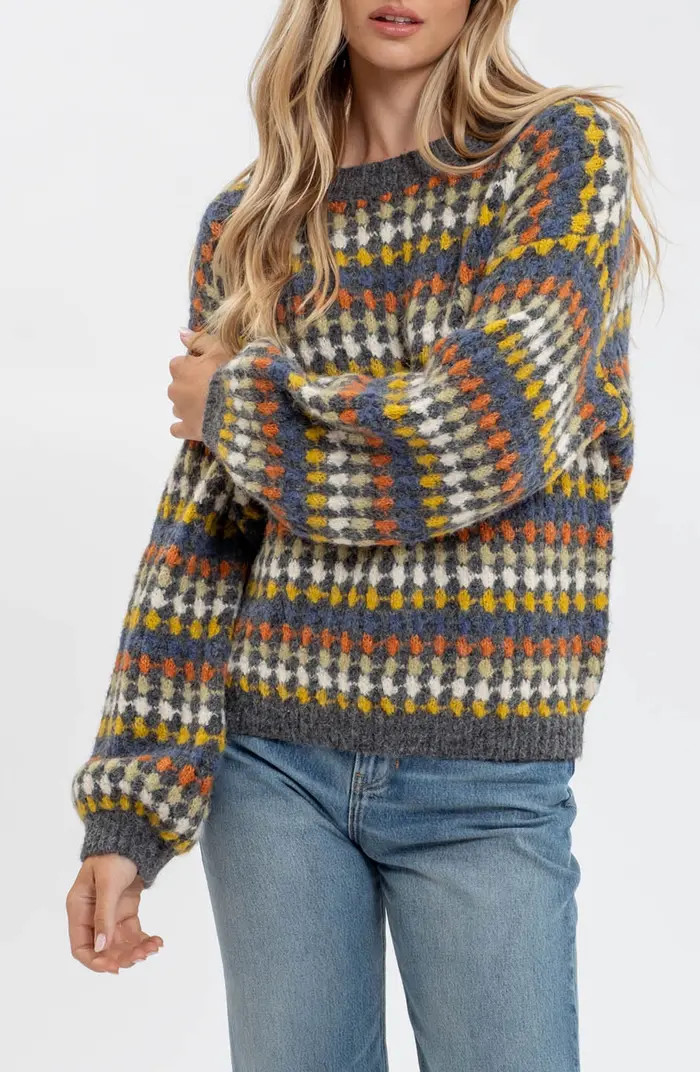 Drop Shoulder Crewneck Sweater | Nordstrom Rack
