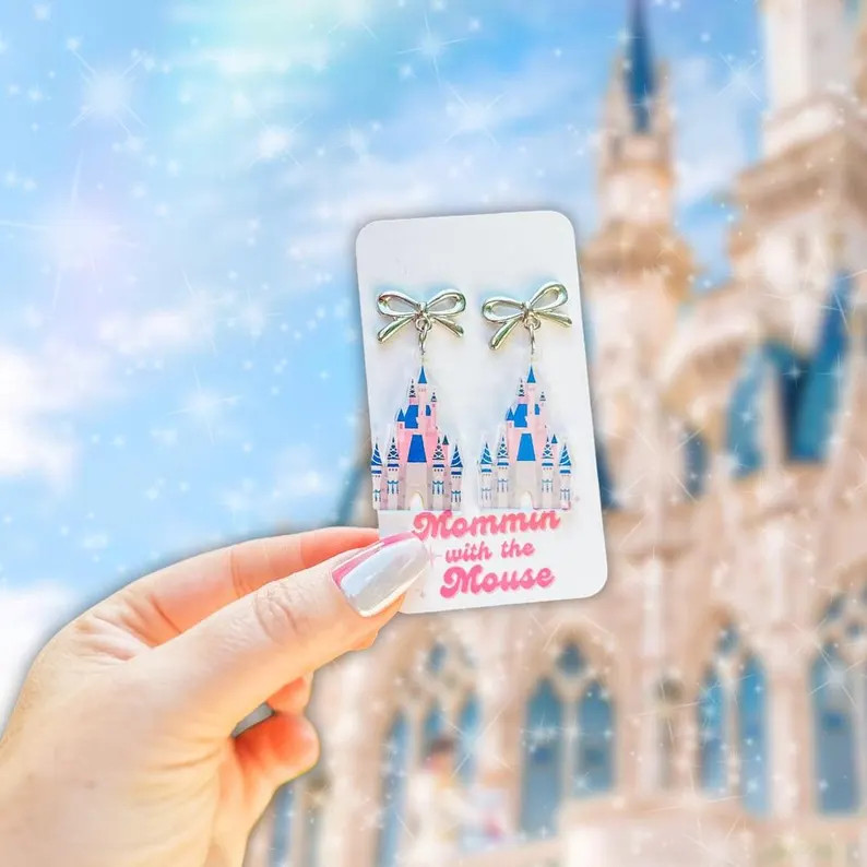 Cinderella Castle Earrings| Walt Disney World Castle Earrings - Etsy | Etsy (US)
