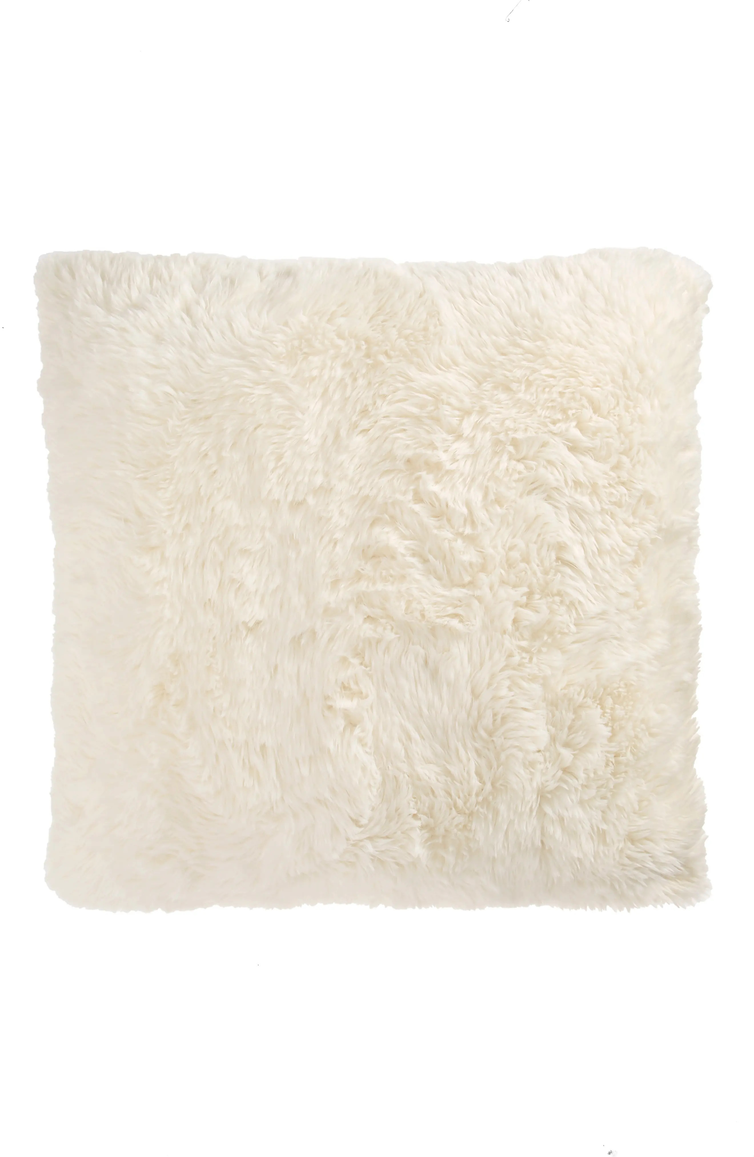 Bp. Shaggy Faux Fur Accent Pillow, Size One Size - Ivory | Nordstrom