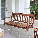 Cambridge Casual 130228-HW-NT-XX-XX Bentley Porch Swing, Natural Brown | Amazon (US)