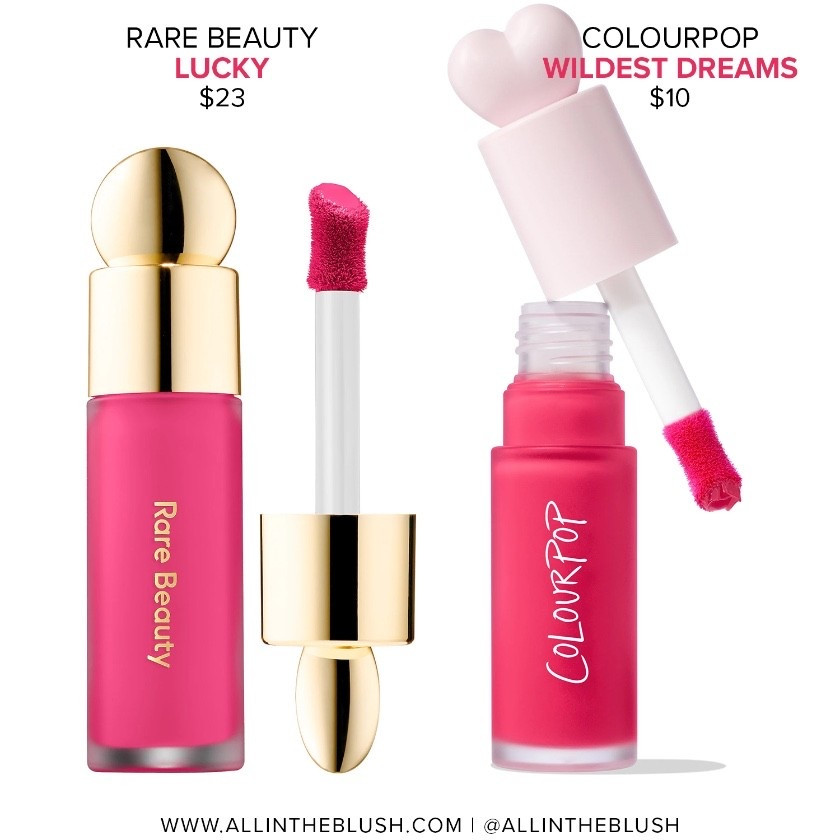 Affordable alternative for Rare Beauty’s Soft Pinch Liquid Blush in “Lucky”: ColourPop “Wildest Dreams” Liquid Blush

#LTKBeauty #LTKSaleAlert #LTKootd