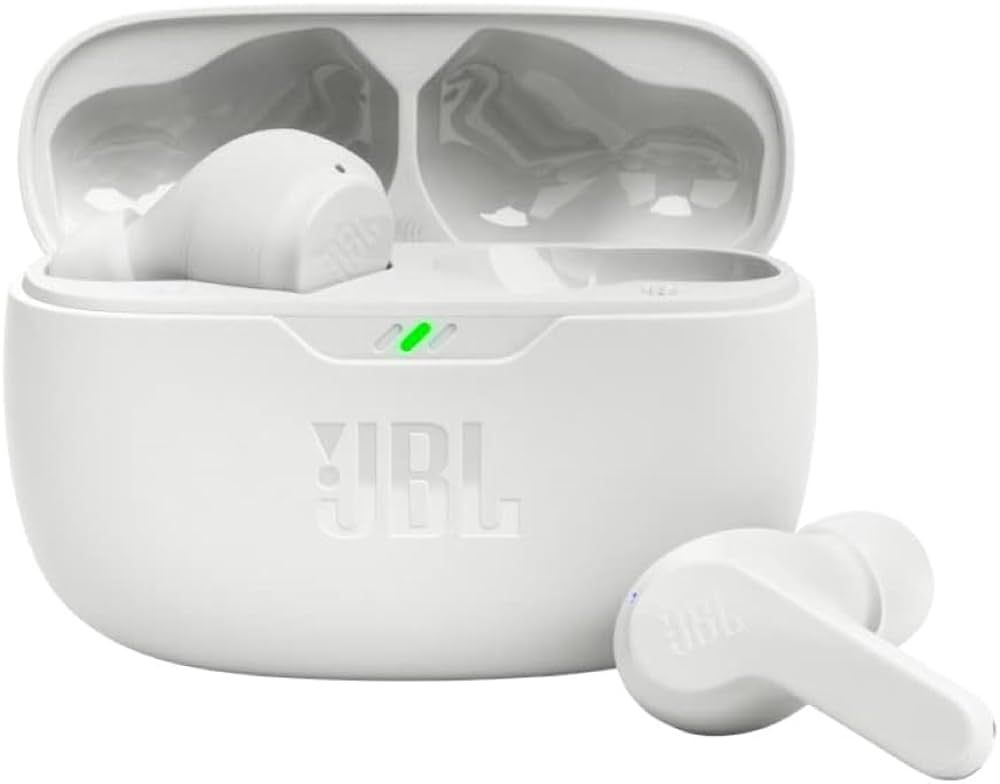 JBL Vibe Beam True Wireless Headphones - White, Small | Amazon (US)