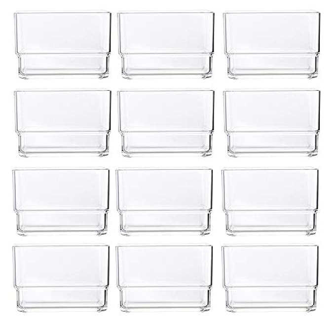 STORi Clear Plastic Drawer Organizers 3" x 3" x 2" l Set of 12 | Amazon (US)