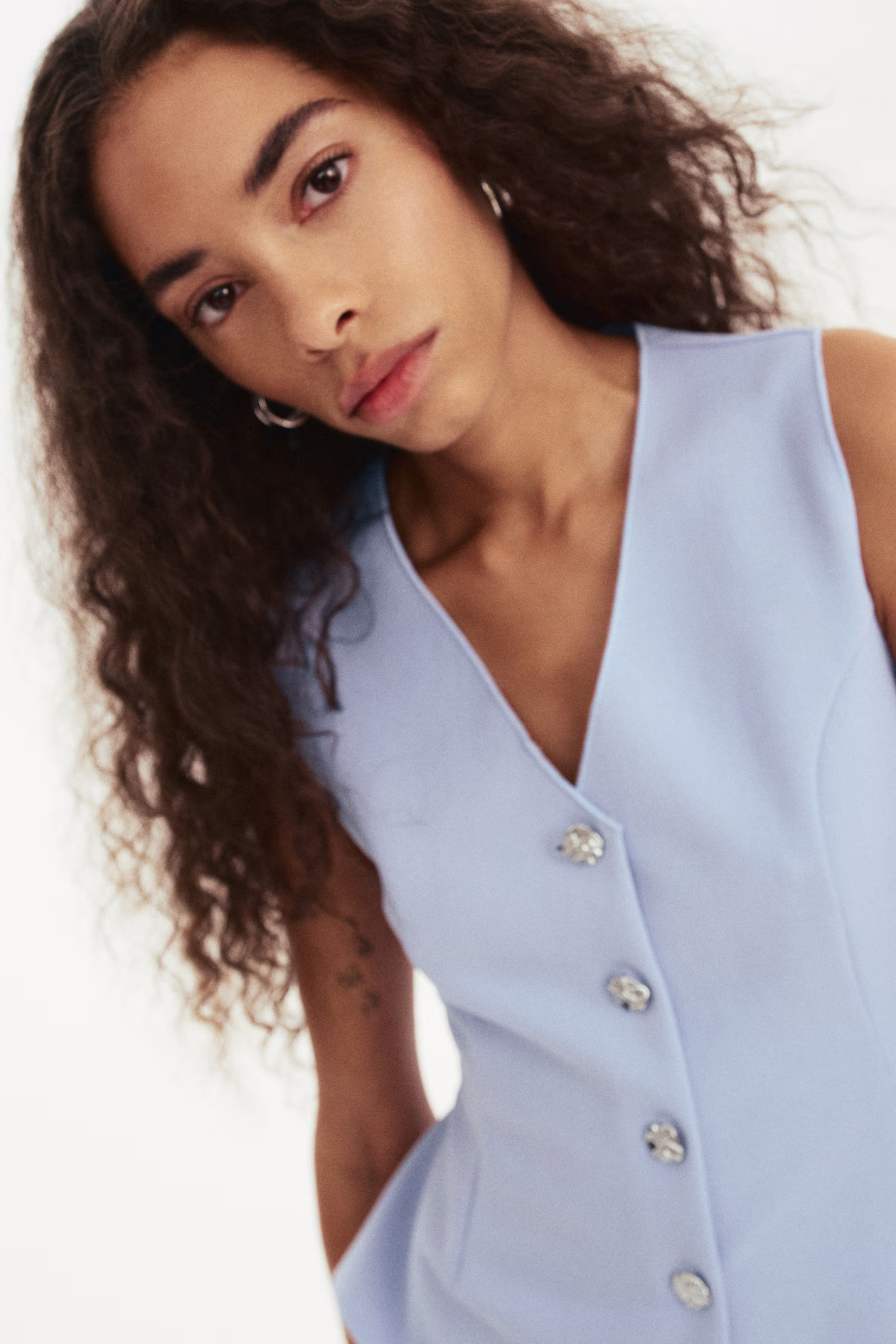 Tailored jersey waistcoat | H&M (UK, MY, IN, SG, PH, TW, HK)