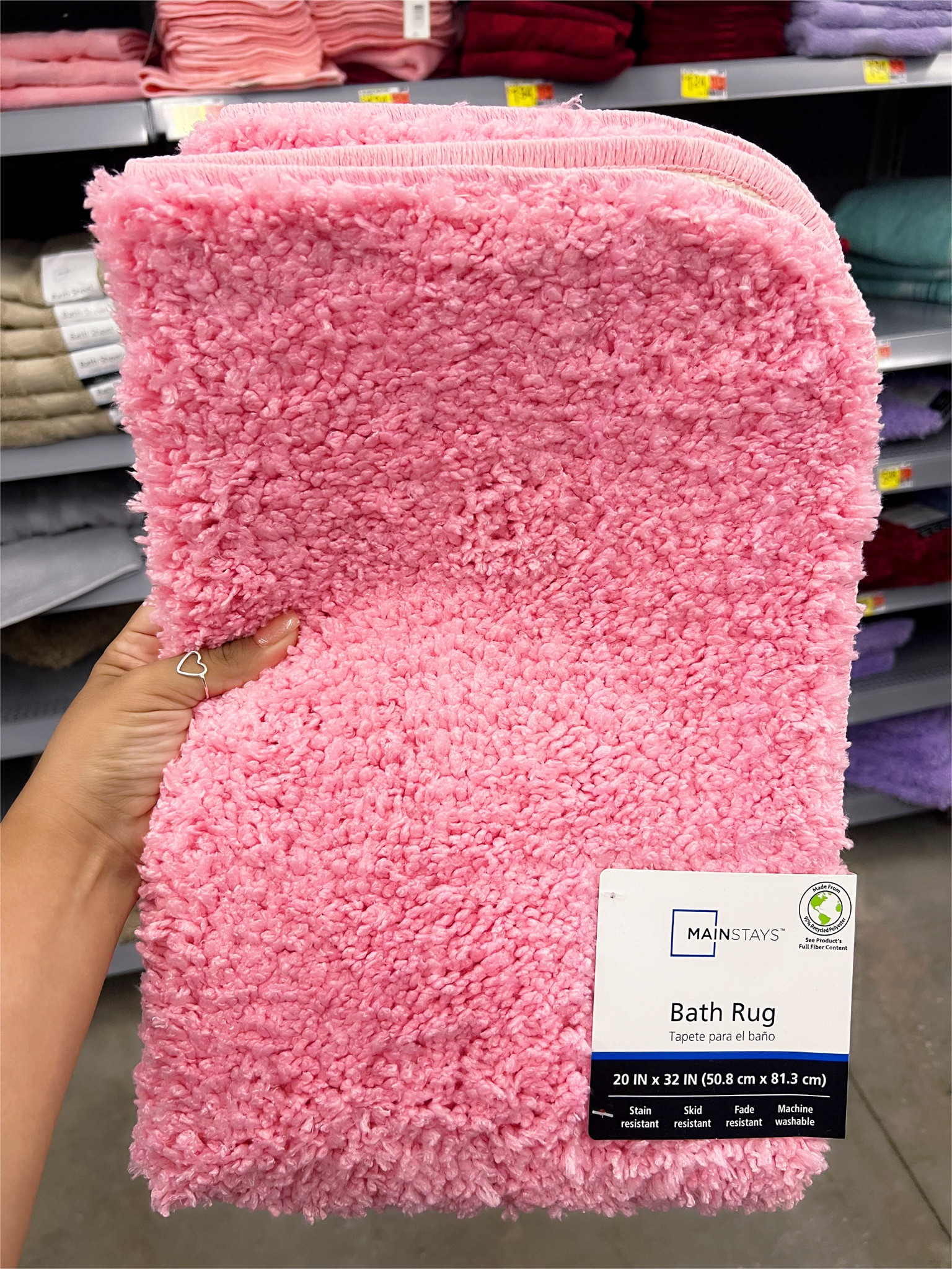 PINK Mainstays Bathroom Items 💕 

FYI.. these are selling fast!! 🤭 probably Bc they are so affordable!! 

Lid Cover $5.98 
Contour Rug ( u shape)  $6.98 
Bath Rugs 2 Sizes $$6.98-$9.98 

#walmart #walmartfinds #walmartdeals #walmarthaul #walmartfinds #pink #bathroom #bathroomdecor #carpet #rug #mat #mainstays 

#LTKFind #LTKSeasonal #LTKhome
