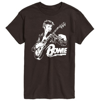 Men's David Bowie Bowie Punk Short Sleeve Graphic T-Shirt - Dark Brown - Large | Target