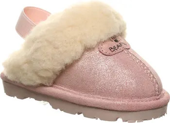 BEARPAW Loki Suede Genuine Shearling Lined Slipper | Nordstromrack | Nordstrom Rack