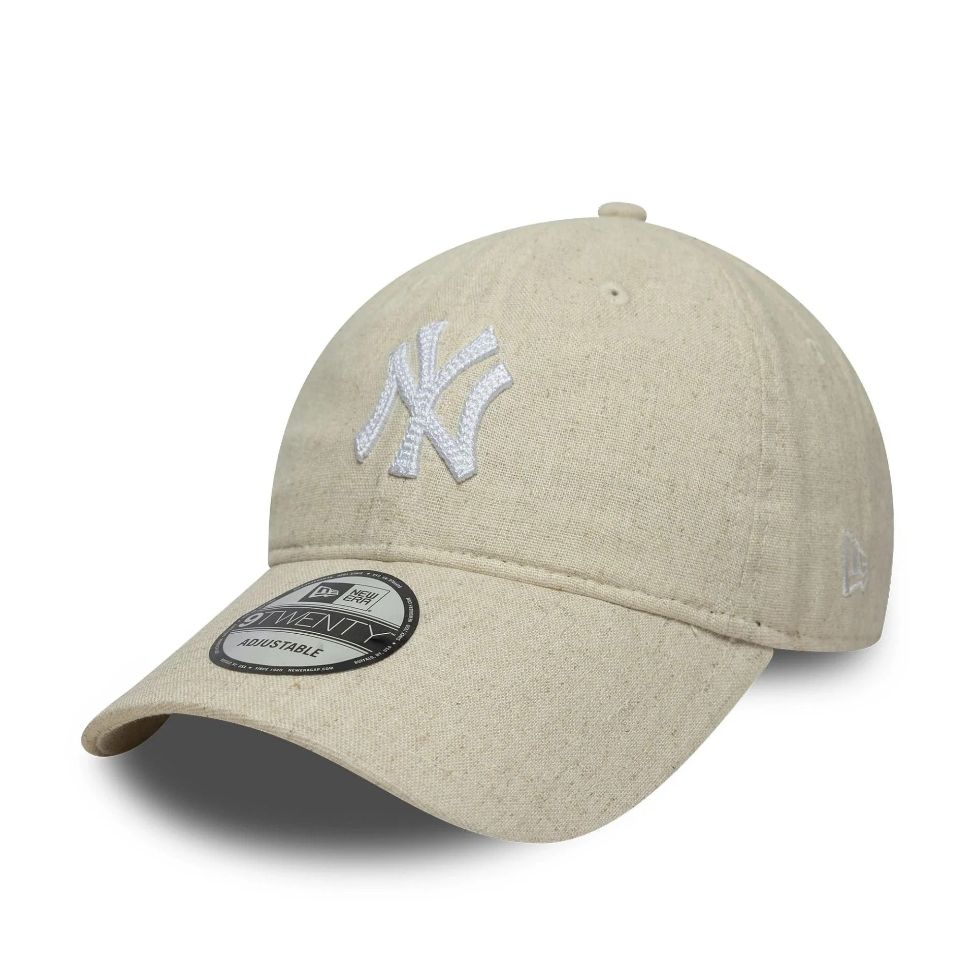 MLB Linen New York Yankees Light Beige 9TWENTY Cap | New Era Cap